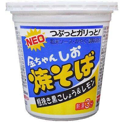 金ちゃんヌードル1箱（12個）＋金ちゃんNEOしお焼きそば1箱（12個）