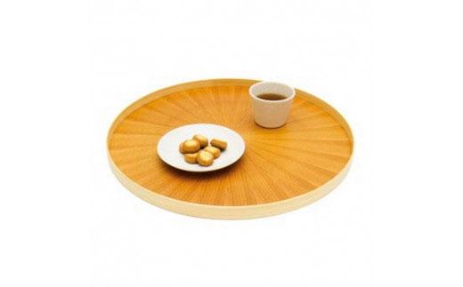 Round Rays Tray L　ケヤキ Zelkowa