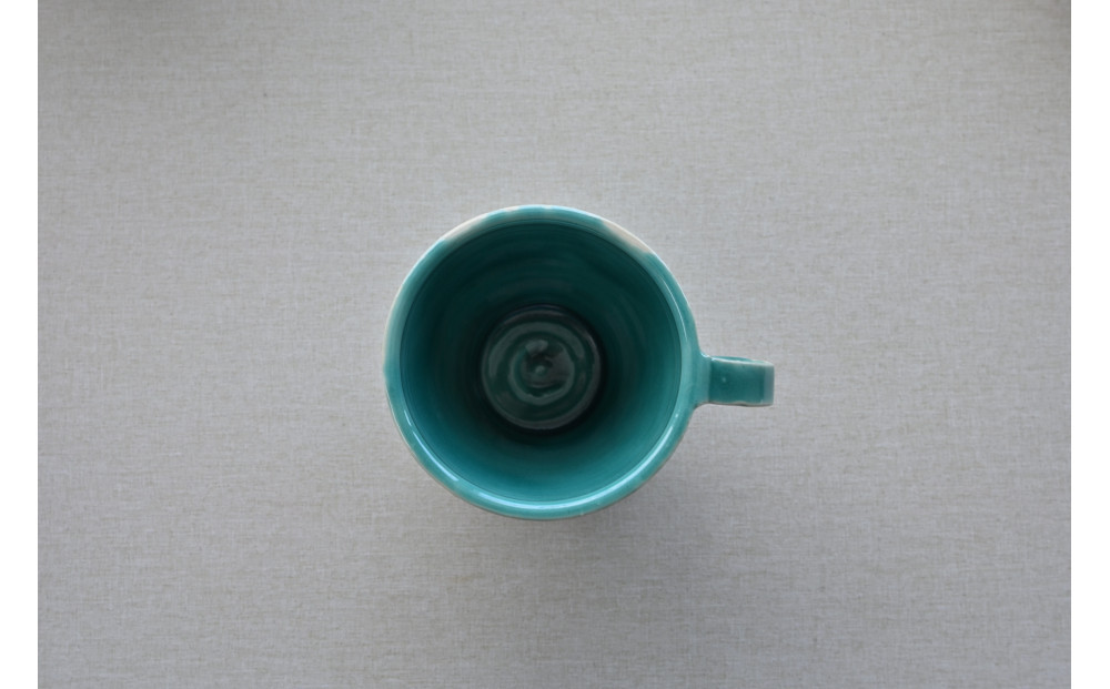 【ICONIC MARINE　(ターコイズ)】マグカップ