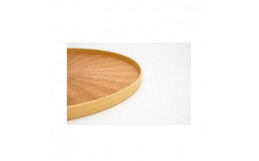 Round Rays Tray L　タモ ash