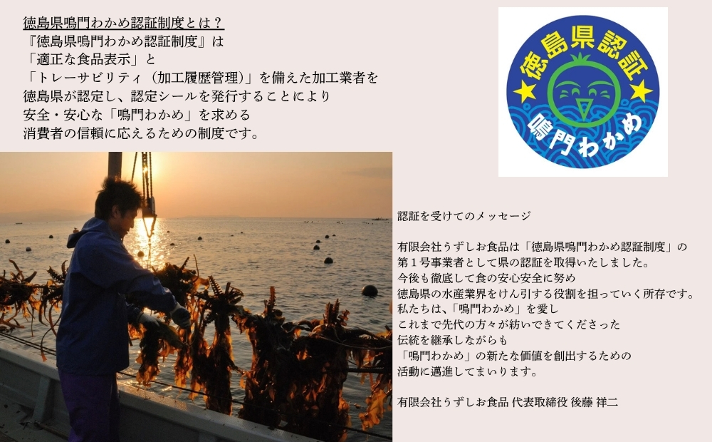 【農林水産大臣賞】 潮里わかめ 【塩分無添加】　鳴門わかめ　冷凍　酢の物　味噌汁　サラダ　カット　敬老の日　ワカメ