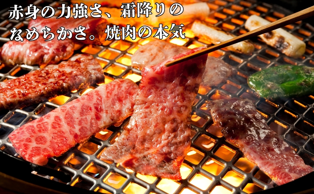 定期便12回 阿波黒牛 霜降り 赤身（焼き肉用）400g 　阿波黒牛　国産牛　高級　ギフト　敬老の日　お歳暮　焼肉　