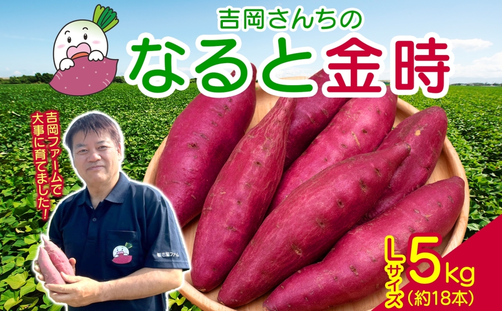 「吉岡さんちのなると金時」 Lサイズ 5kg