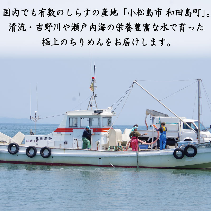 【6月末から12月中旬まで発送】 ちりめん 400g 食塩無添加 ちりめんじゃこ ご飯 米 お米 おにぎり と一緒に 弁当 新鮮 鮮度 カルシウム 食品 健康 栄養 ギフト プレゼント 贈答 お歳暮 徳島 小松島