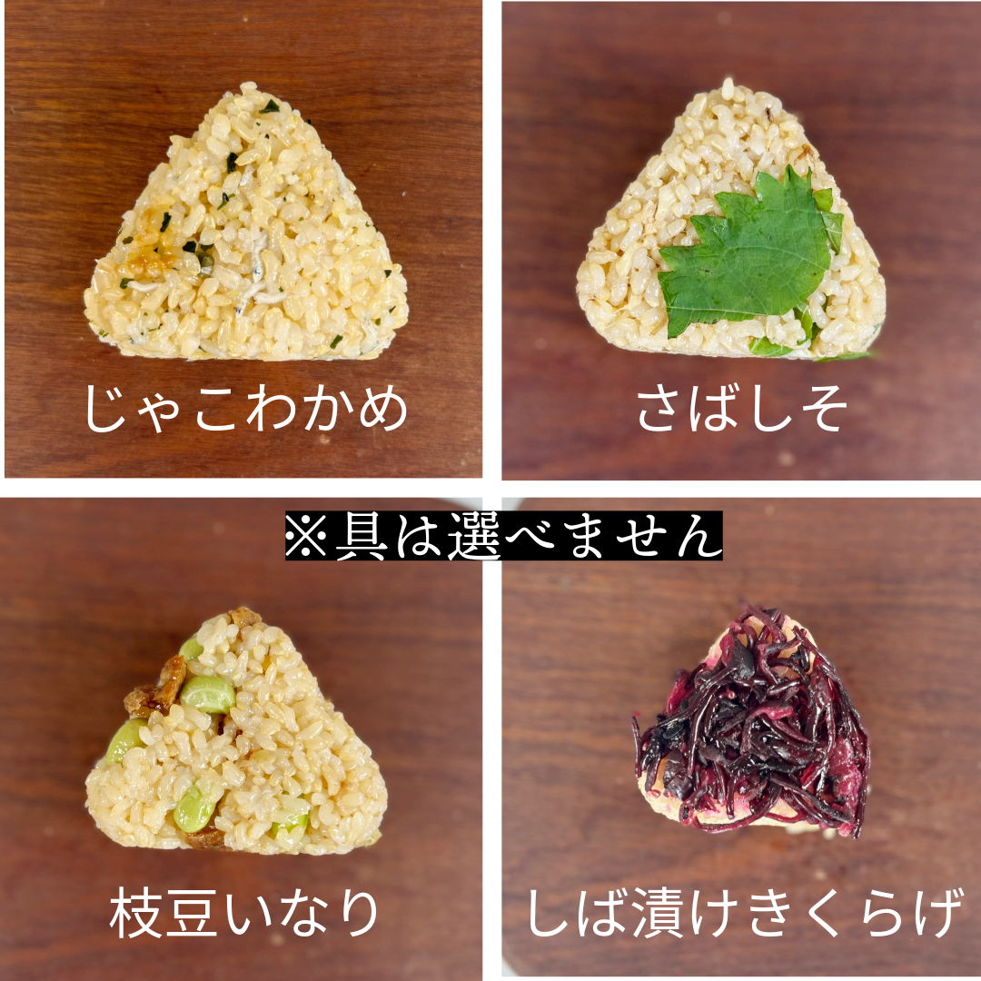 訳あり 玄米おむすび 10個セット 具 おまかせ 冷凍おにぎり 玄米 令和7年産  ヘルシー 健康 朝ごはん おやつ ダイエット 軽食 人気 おすすめ 栄養  国産 小松島市