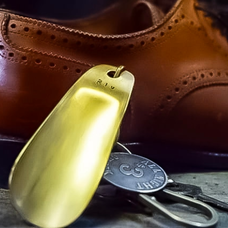 マネークリップと靴べらのセット ハンドメイド 受注生産 父の日 おしゃれ ビジネス ギフト プレゼント gift シンプル 真鍮