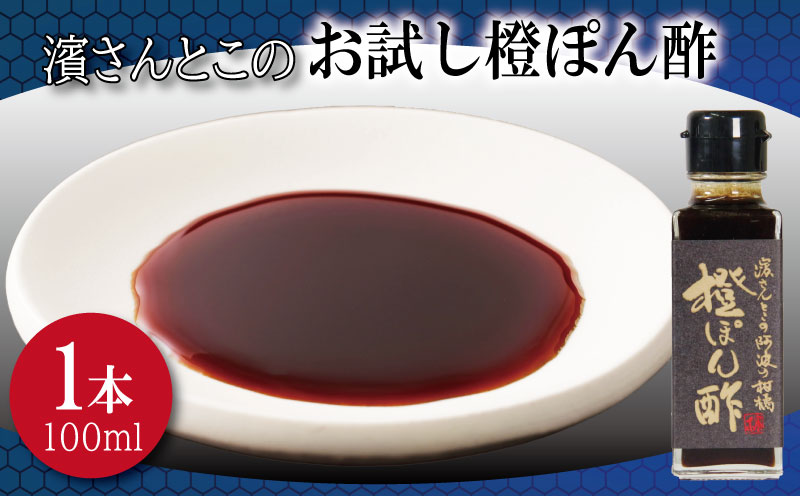 橙ぽん酢 お試し 濱さんとこの こだわり 使いやすい 小瓶 タイプ 無添加 かつお節 昆布 老舗 醸造 徳島 小松島