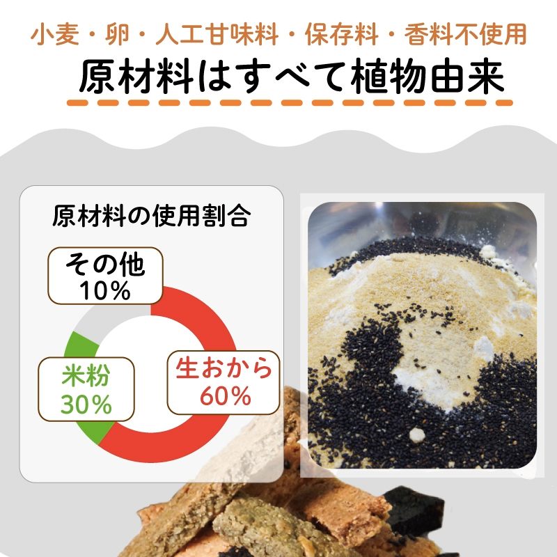 グルテンフリー クッキー 【 訳あり 】 | おからと米粉のクッキー 1袋 300g | 四国 徳島 小松島 米粉 生おから |  紅茶 生姜 晩茶 ココア 黒ごま みつまた炭 藍  ｜ 小麦 卵 人工甘味料 保存料 香料 不使用 小麦粉未使用 甜菜糖 自然派 グルテンフリー マクロビ ヴィーガン クッキー 贈答用 熨斗 人気 ふるさと納税 furusato