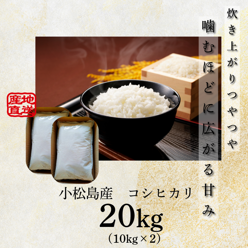 ãé
éææãéžã¹ããç±³ ã³ã·ãã«ãª 20kg å°æŸå³¶åž 什å7å¹Žç£ ç²Ÿç±³ çœç±³ ãç±³