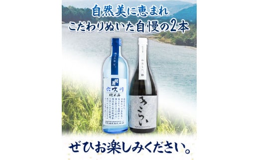 純米大吟醸きらい・純米酒穴吹川 720ml × 2本セット 《30日以内に出荷予定(土日祝除く)》阿波杜氏 こだわり 司菊酒造株式会社 徳島県 美馬市 純米大吟醸 純米酒 呑みくらべ 2本セット 日本酒 送料無料 st-p