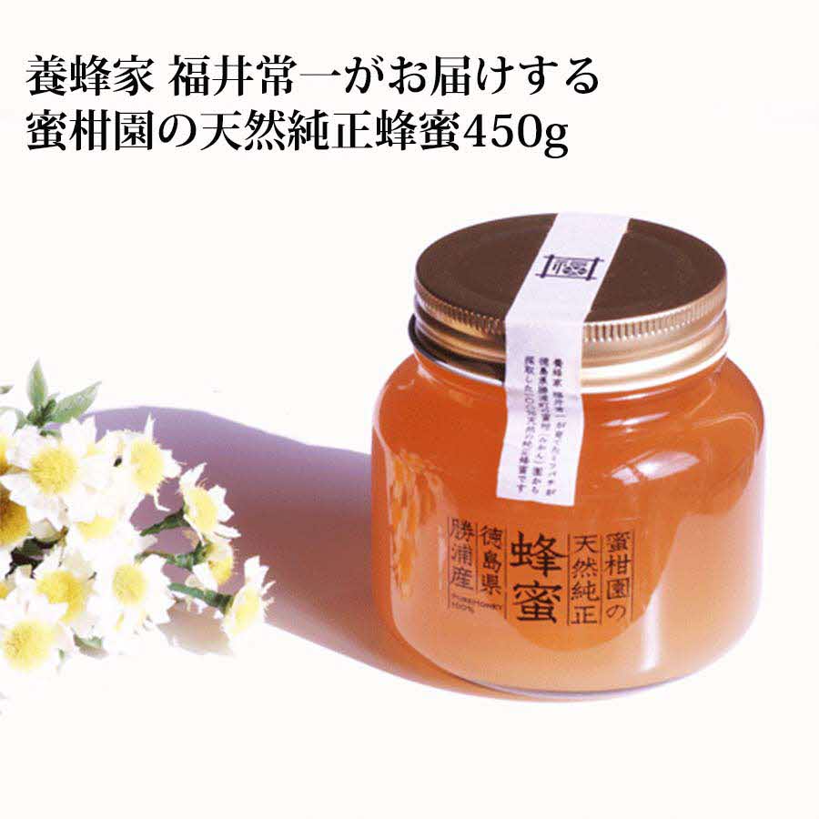 蜜柑園の天然純正蜂蜜 450g