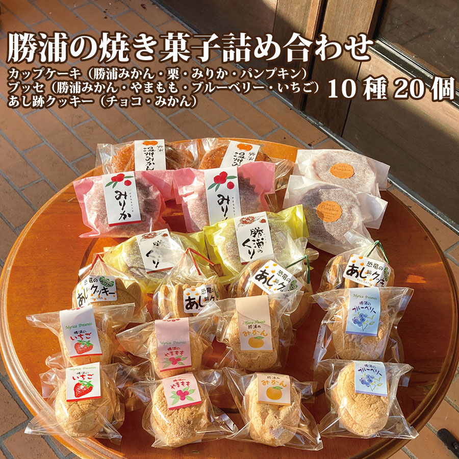 勝浦の焼き菓子詰め合わせ 10種 20個