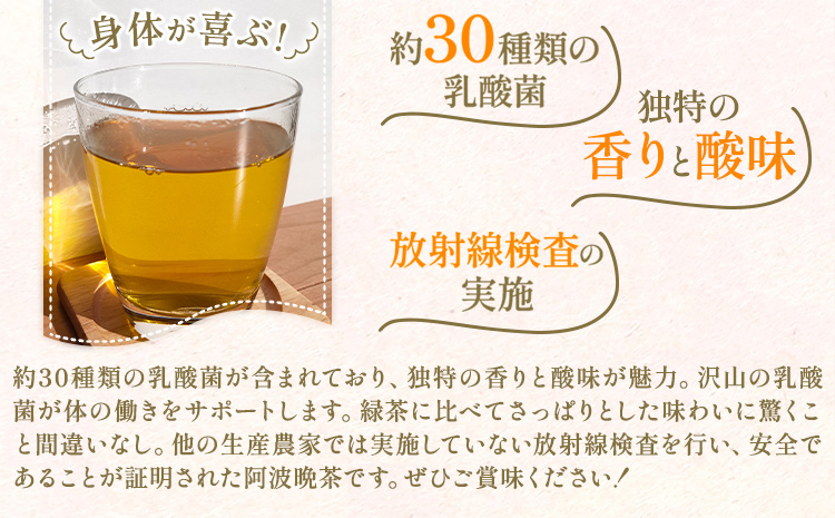 上勝阿波阿波 晩茶 ティーバッグ みつるファーム 《30日以内に出荷予定(土日祝除く)》徳島県 上勝町 飲み物 飲料 お茶 晩茶 上勝晩茶 阿波晩茶 乳酸菌 発酵茶 後発酵茶 阿波番茶 送料無料