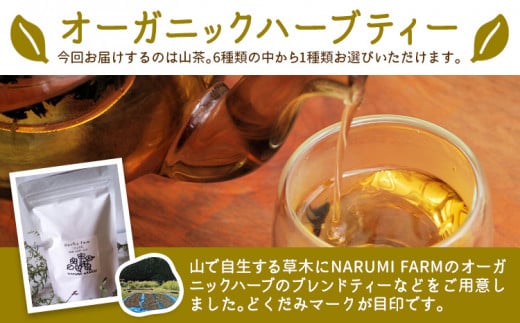 山茶 桑 1パック NARUMIFARM《30日以内に出荷予定(土日祝除く)》｜ お茶 茶 ハーブティー 自然栽培 ブレンドティー ブレンド オーガニック 飲料 飲み物 お家時間 徳島県 上勝町 送料無料