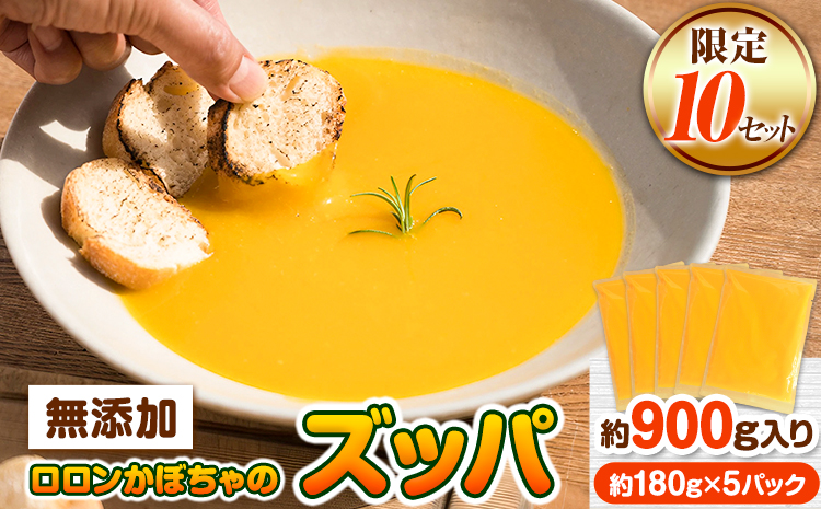 ロロンかぼちゃのズッパ 約900g 約180g × 5パック テロワール 《30日以内に出荷予定（土日祝除く）》スープ ズッパ かぼちゃ スープ カボチャ 南瓜 野菜 やさい 野菜スープ 手作り 常温 レトルト パック 限定 徳島県 上勝町 送料無料