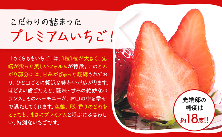 いちご 佐那河内村限定 さくらももいちご  24粒 28粒 化粧箱 JA徳島市佐那河内支所 ふる里産品推進協議会《3月上旬-3月末発送》徳島県 佐那河内村【配送不可地域あり】※離島 | ブランドいちご 産地直送 ギフト大賞 ジューシーs-1