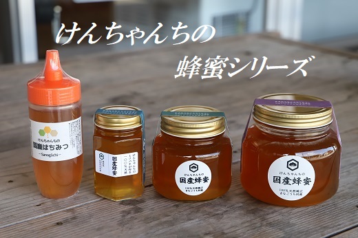 けんちゃんちの国産蜂蜜　460g(瓶)