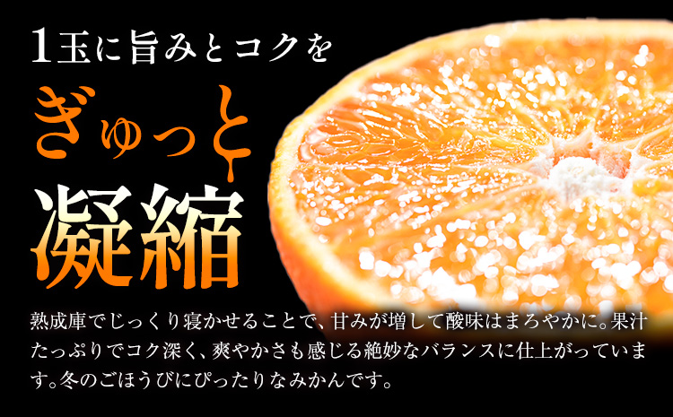 ＜先行予約＞ 蔵出し熟成みかん『極』1箱《2月中旬-2月末頃出荷予定》みかん ミカン 蜜柑 mikan 貯蔵 柑橘 佐那河内 さなごうち 徳島県 箱入り 化粧箱 S M L フルーツ 果物 くだもの 贈答 進物