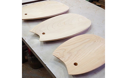  Wood-Board KUKU 桧材原板削り出しハンドプレーン NW-34