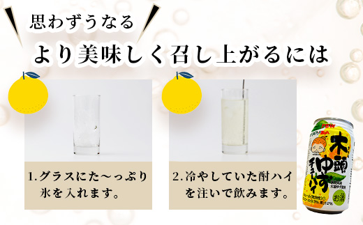 木頭ゆずチューハイ 350ml 24本入り ［徳島 那賀 木頭ゆず 木頭柚子 柚子 柑橘 お酒 酒 チューハイ 柚子チューハイ 缶チューハイ 酎ハイ 柚子酒 果汁 丸絞り 炭酸 アルコール セット 飲みやすい 女性人気 お酒好き お歳暮 お中元 年賀 贈物 ギフト］【AK-1】