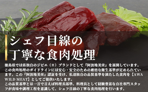 【阿波地美栄】国産 徳島県産 鹿スジ煮込み丼 10P（200ｇ×10Ｐ）【合計2kg】【NH-18】
