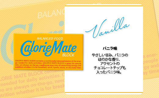 【6回定期便】≪バニラ味≫ カロリーメイトブロック 2本入り 計20箱 ×6回 合計120箱【徳島 那賀 大塚製薬 カロリーメイト バニラ ビタミン ミネラル たんぱく質 脂質 糖質 5大栄養素 バランス栄養食 栄養補給 仕事 勉強 スポーツ 防災 災害 地震 非常食 常備食 備蓄 受験 受験応援 新生活】MS-5-6-vanilla