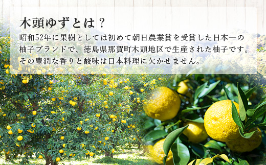 【10月末頃より随時発送】栽培期間中農薬・化学肥料不使用栽培の木頭柚子（黄玉）3kg OM-6