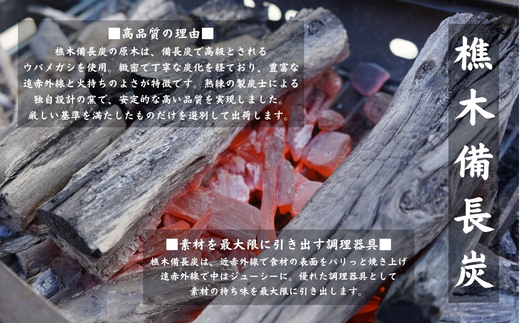 【徳島県産】美波町の森が育んだ「樵木（こりき）備長炭」で焼き上げる。外はパリッ、中はふっくら。職人手焼きの極上うなぎ（大きめ2尾）