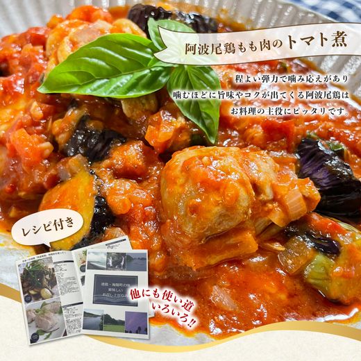 【阿波尾鶏バラ凍結定期便 12か月連続】阿波尾鶏 もも肉 切り身 バラ凍結 600g×12回 計7.2kg 鶏肉 鶏もも 阿波尾鶏 冷凍 地鶏