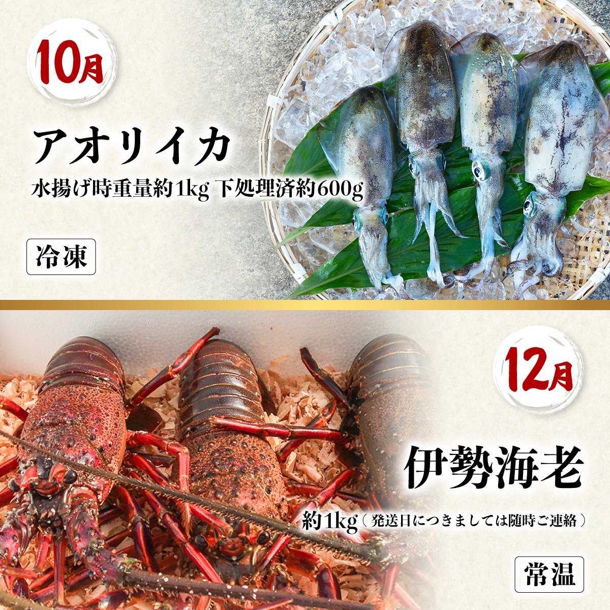 【定期便全６回】海陽町の海の幸『贅沢』定期便 クエ クエ鍋 牡蠣 アマダイ シマアジ アオリイカ 伊勢海老