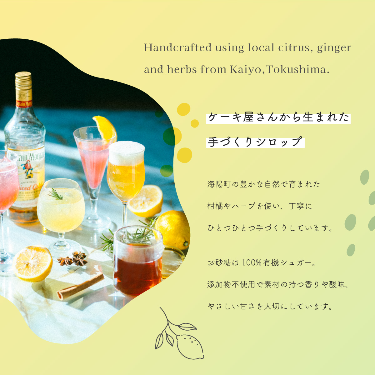 KAIYO CRAFT SYRUP ïœããããã·ãã©ã¹ïœ ãã ã¡ããŒãªãŒããžã« æäœã ææ©ã·ã¥ã¬ãŒ æ·»å ç©äžäœ¿çš