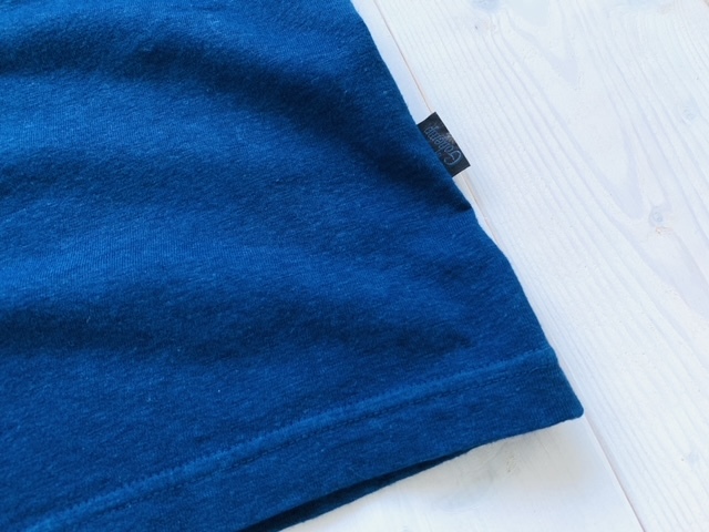 空海藍オーガニックヘンプコットンTシャツ（男女兼用）