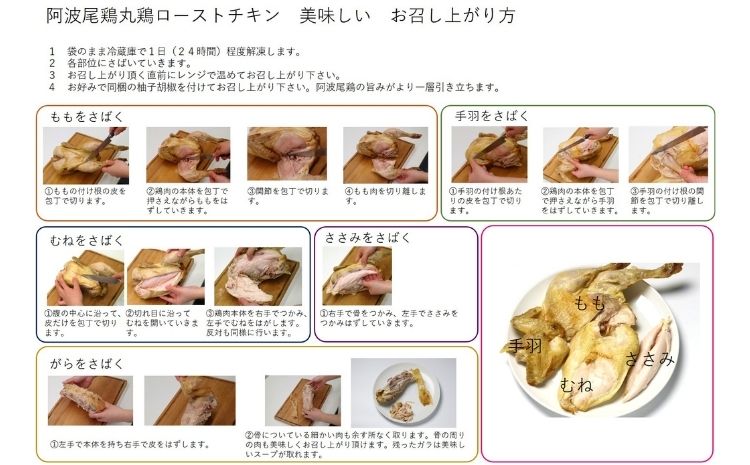 阿波尾鶏丸鶏ローストチキン