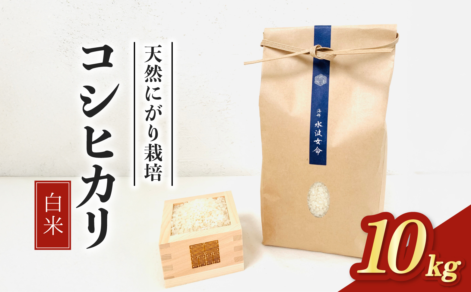 【先行予約】コシヒカリ白米 10kg 令和8年産 天然にがり栽培 こしひかり【2026年10月以降順次発送】