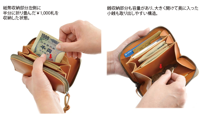 VanNuys ミドルサイズのオールインワン ラウンドファスナーウォレット 財布 サイフ wallet long ナガザイフ 長財布