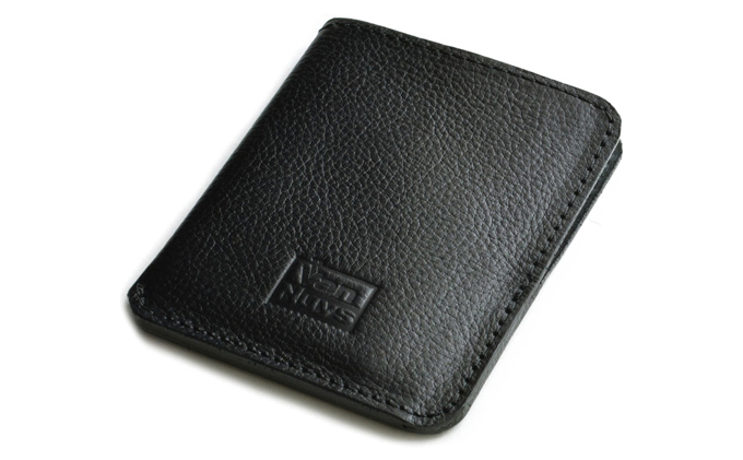 VanNuys 胸ポケットに入る薄型ランチ財布兼薄型名刺ケース　ブラック