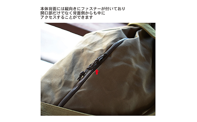 復刻版マタギバッグ『サブロー』／Mサイズ　バンナイズ 帆布 リュック バックパック 大容量 トラベル キャンプ 防災