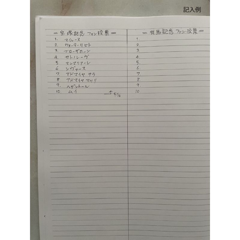 ko-nichi-do KEIBA-note