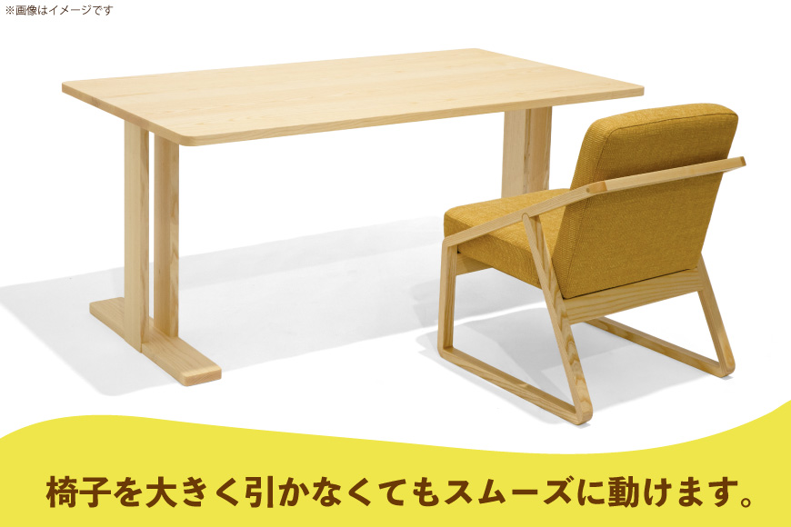 テーブル いちばんテーブル オーク W1700 [テーブル工房kiki 徳島県 北島町 29ah0041] 家具 インテリア 木製 木製テーブル ダイニングテーブル 二本脚 手作り デスク 机 つくえ てーぶる おしゃれ オシャレ シンプル ふるさと納税