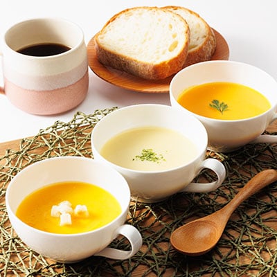 【冷凍大3種:各750g】濱くんちのお野菜をふんだんに使った野菜ポタージュスープセット　簡単便利品!【配送不可地域：離島】【1475141】