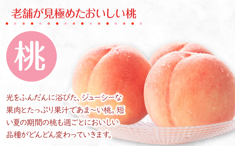 【2026年6月下旬より順次発送】特秀品！絶品「桃」約4kg(12～16玉)
