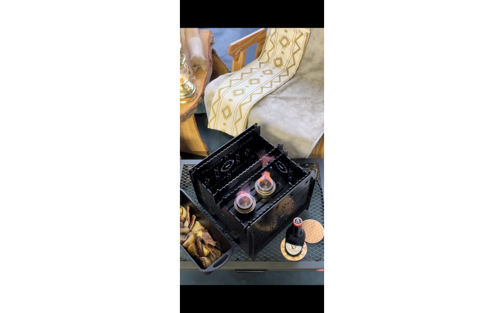 3WAY焚火BOXオルテガ柄 スタンダードセット