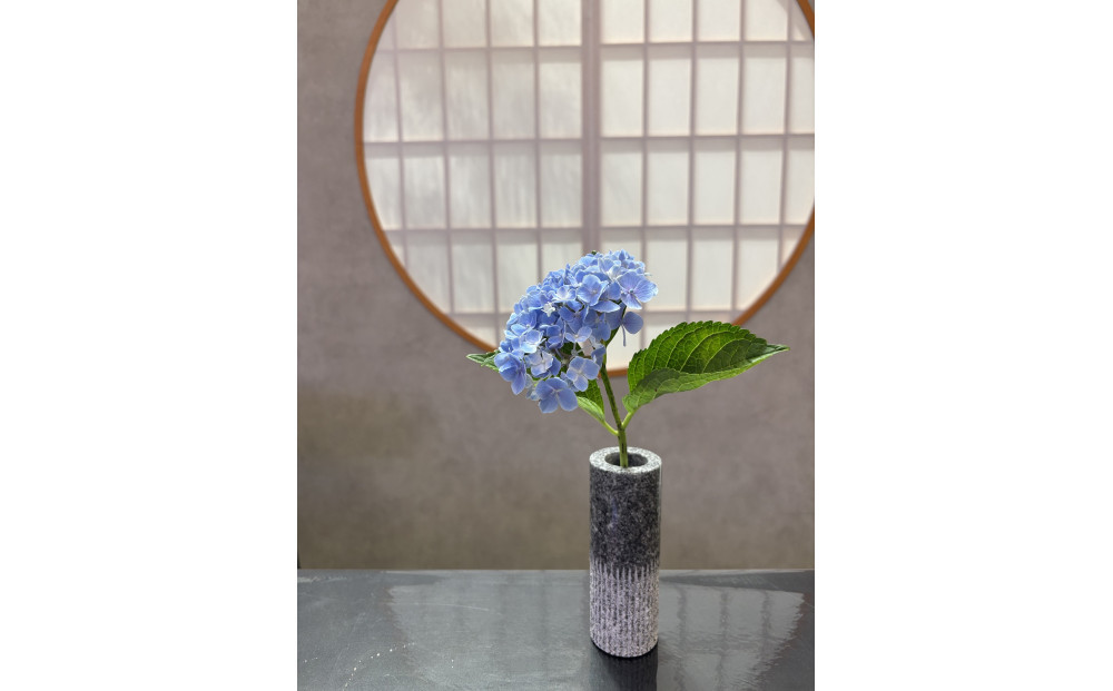 庵治石　花瓶  COLUMN straight