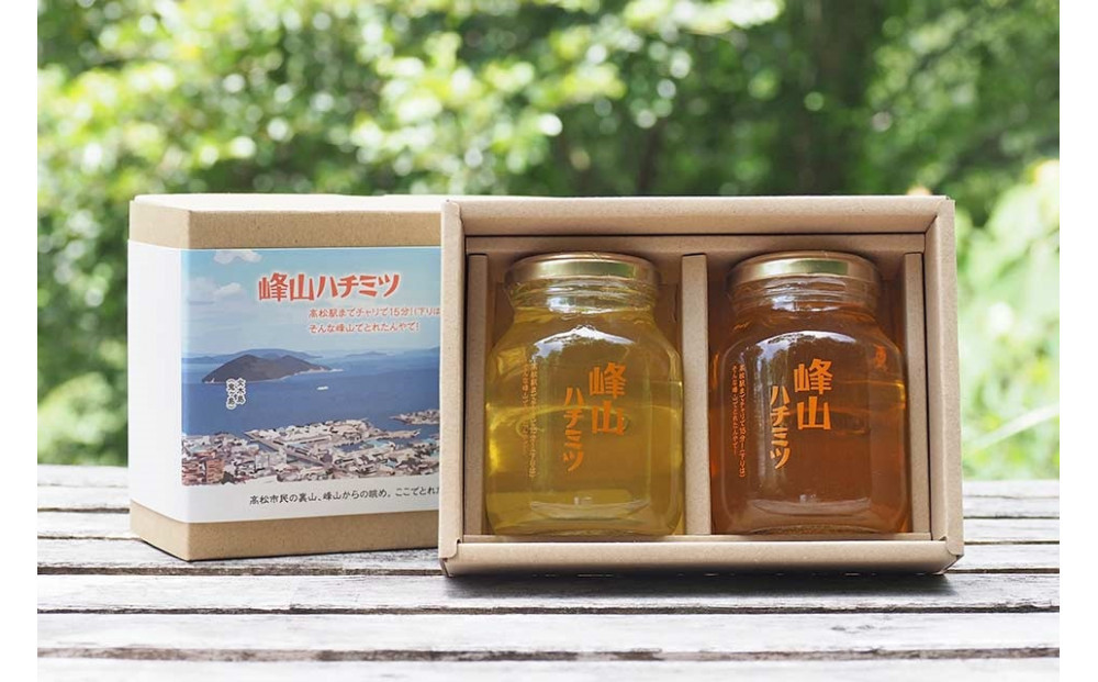 季節違いの峰山ハチミツ大瓶2本セット