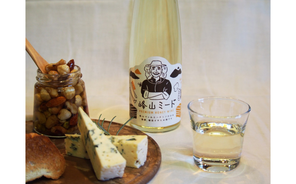 古来発祥の珍しいハチミツのお酒「峰山ミード」2本