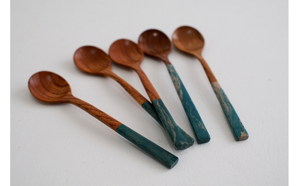 さざなみ漆器のスプーン大