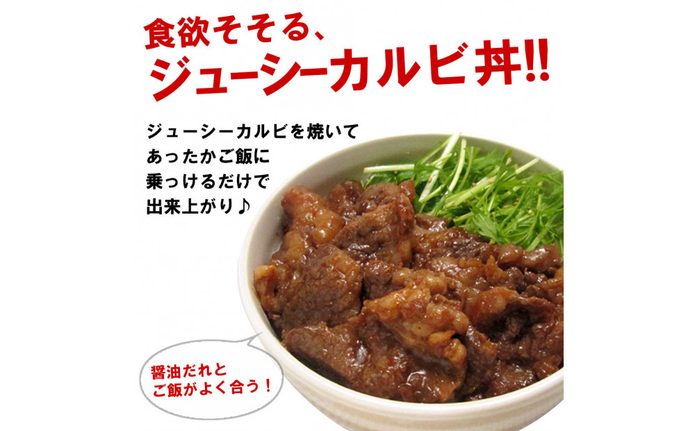 ジューシーカルビ醤油だれ漬け5kg（200g×25）