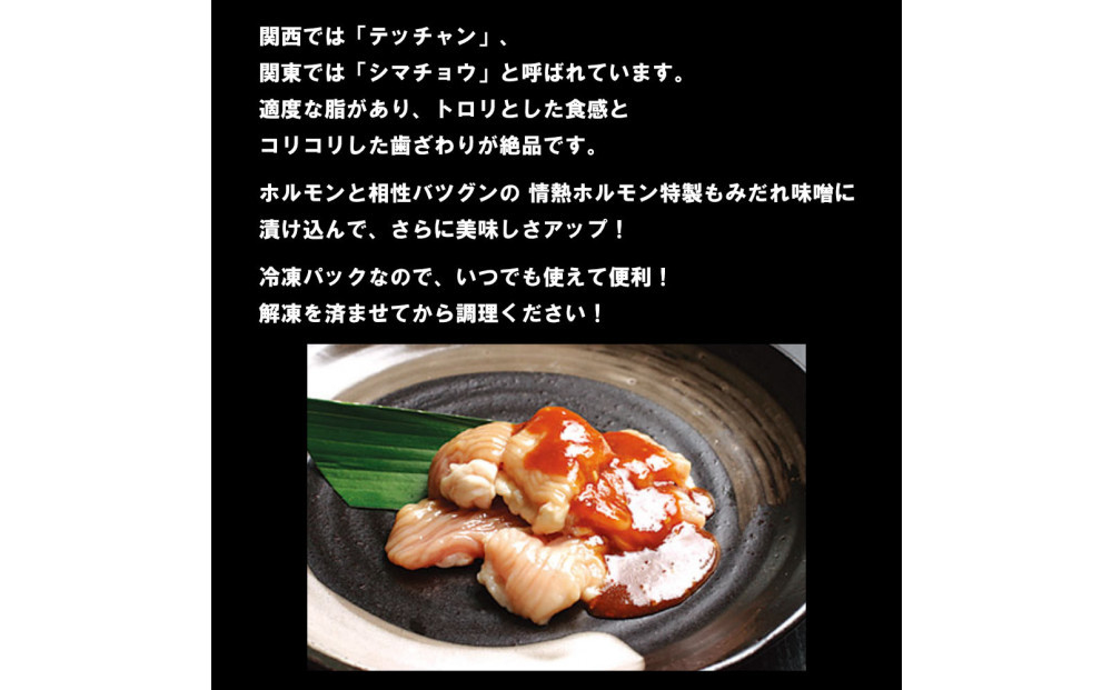 テッチャン味噌だれ漬け4kg（200g×20）