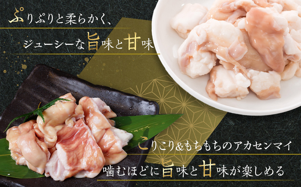 国産牛　ホルモン二種セット1000g