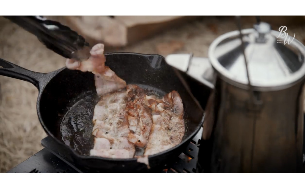 3WAY焚火BOXオルテガ柄 スタンダードセット＋グリル鉄板Lオルテガ柄4.5mm厚（オプション品）